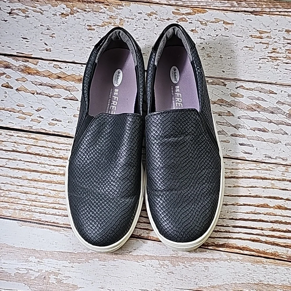 DR. Scholls sz 11 black slip on shoes SH266